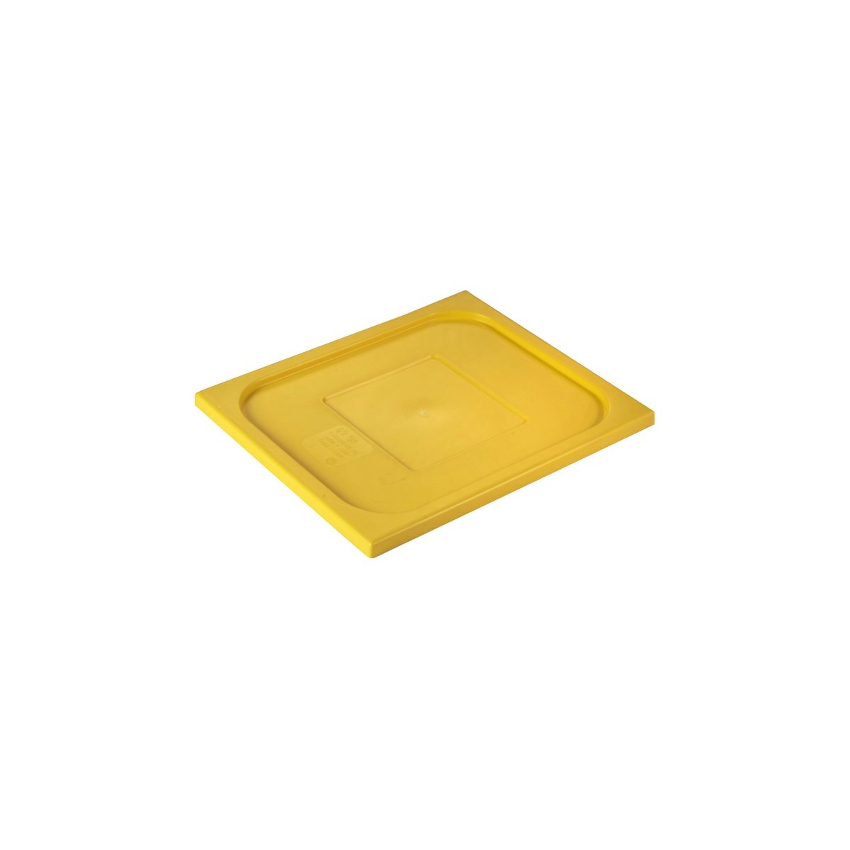 Inox Macel Gastronorm Lid Polypropylene 1/2 GN Yellow 325x265x20mm