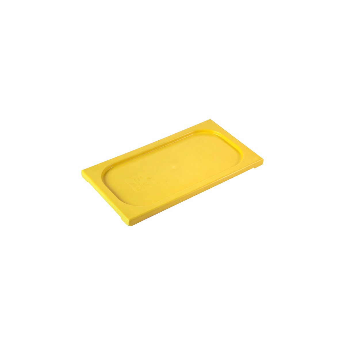 Inox Macel Gastronorm Lid Polypropylene 1/3 GN Yellow 325x176x20mm