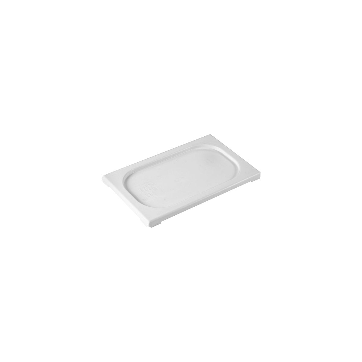Inox Macel Gastronorm Lid Polypropylene 1/4 GN White 265x162x20mm