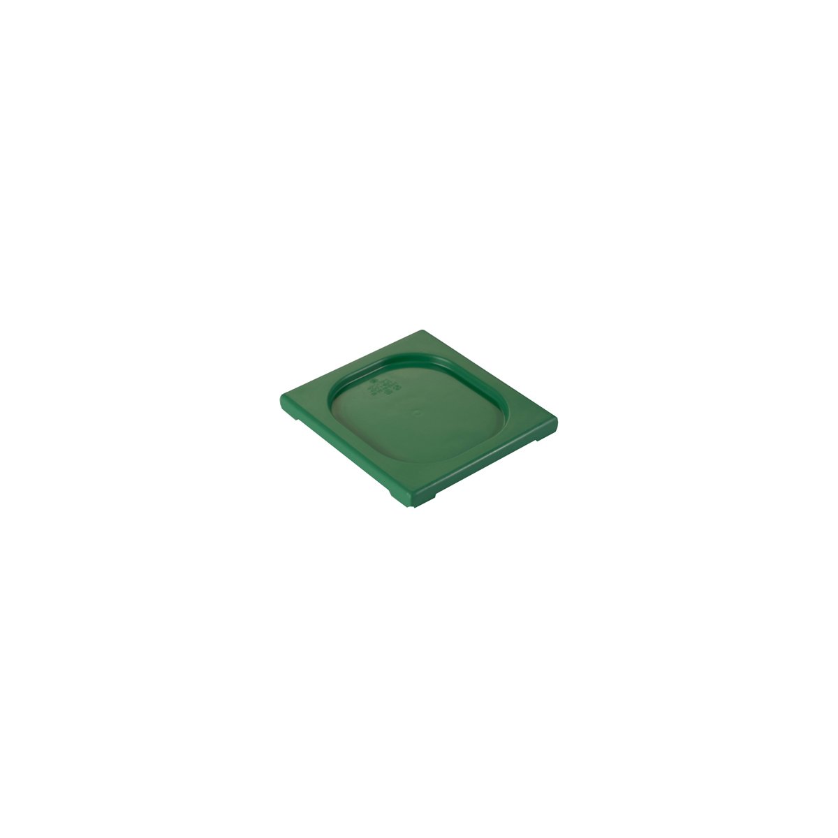 Inox Macel Gastronorm Lid Polypropylene 1/6 GN Green 176x162x20mm