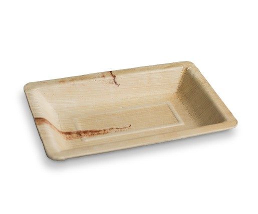 ecoware Palm Plate Rectangle Medium (Carton of 100)