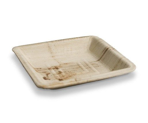 ecoware Palm Square Plate Small 6 inch (Carton of 100)