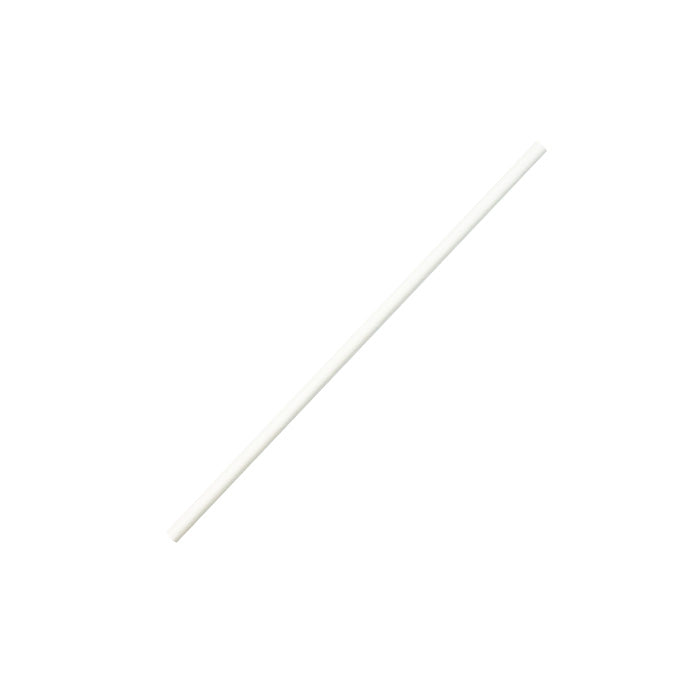 ecoware Paper Straw Regular Plain White (Carton of 2500)