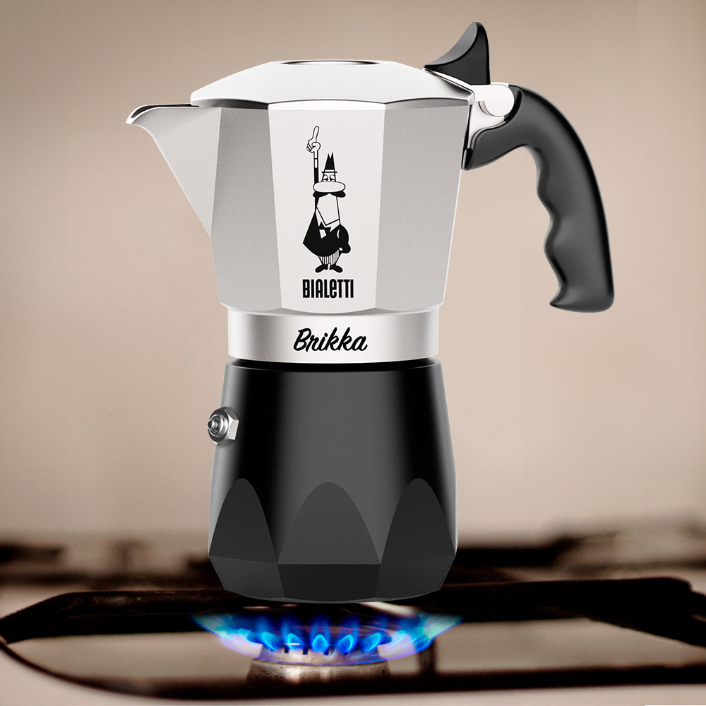 Bialetti Brikka Revolution 4 Cup (170ml) Stovetop Coffee Maker
