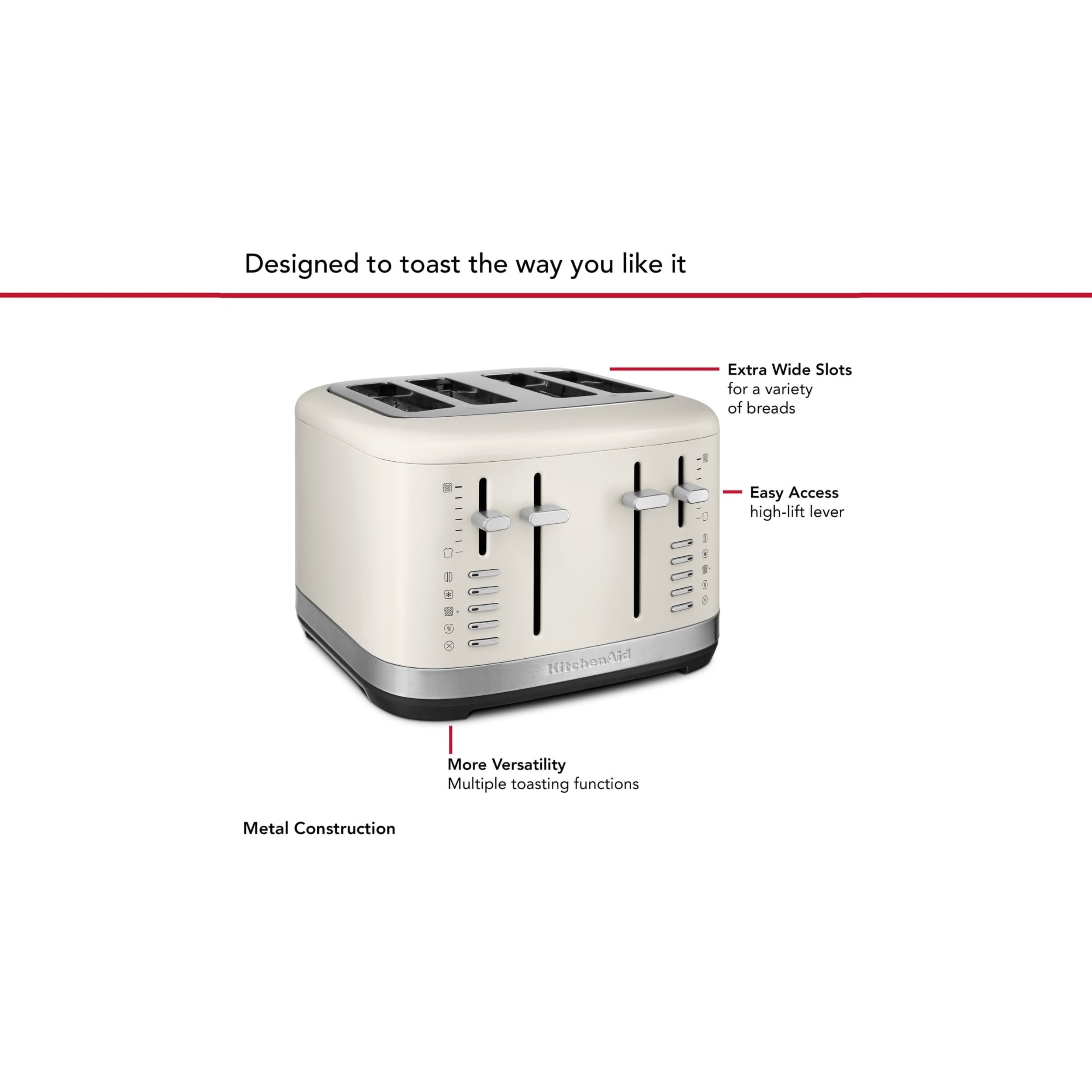 KitchenAid 4 Slice Toaster KMT4109
