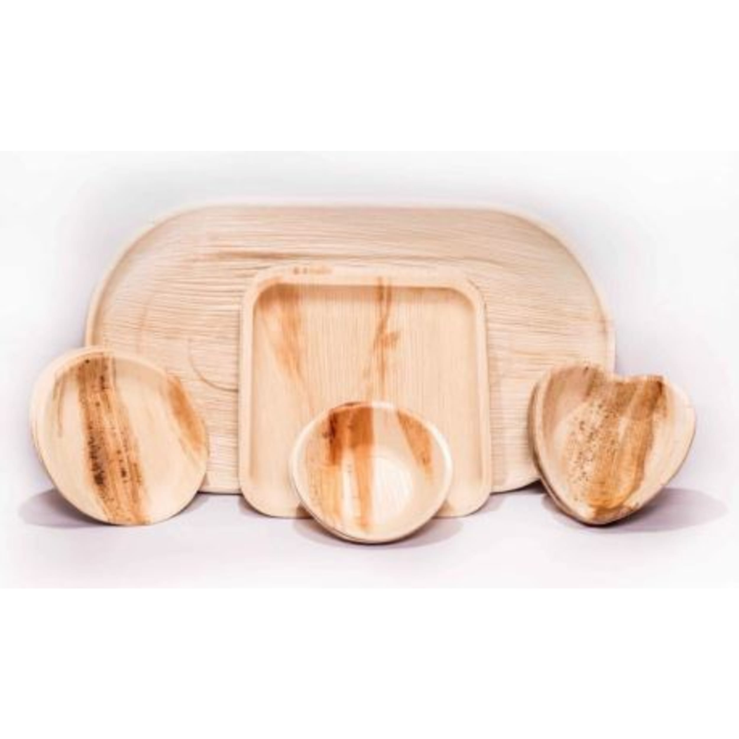 Eco Collection Palm Leaf Square Plate 10inch 250x24mm deep (25 Pack)