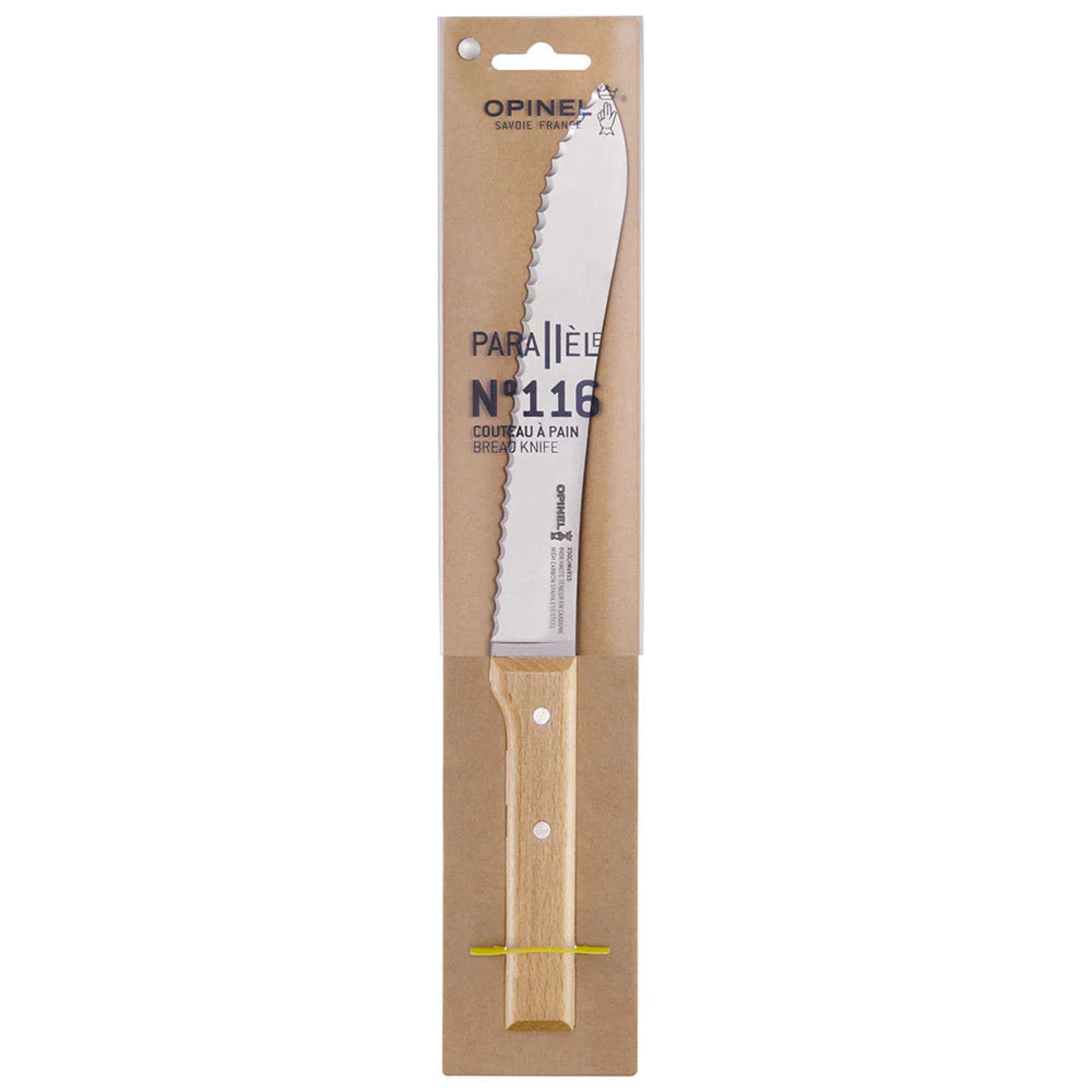 Opinel Parallèle No.116 Bread Knife Beech