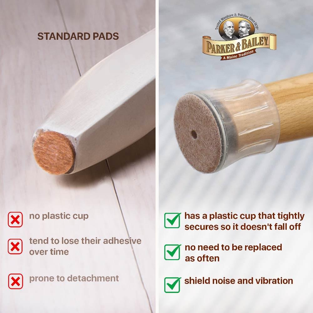 Parker & Bailey Felt Feet (8pk)