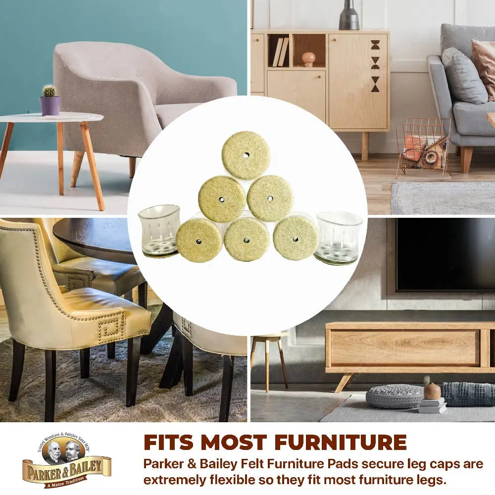 Parker & Bailey Felt Feet (8pk)