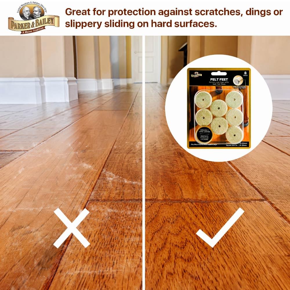 Parker & Bailey Felt Feet (8pk)