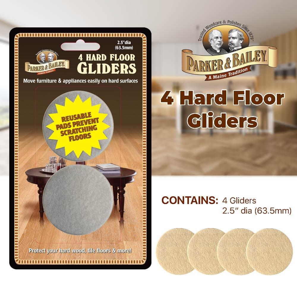 Parker & Bailey Hard Floor Gliders (4pc)