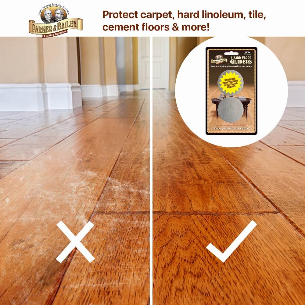 Parker & Bailey Hard Floor Gliders (4pc)