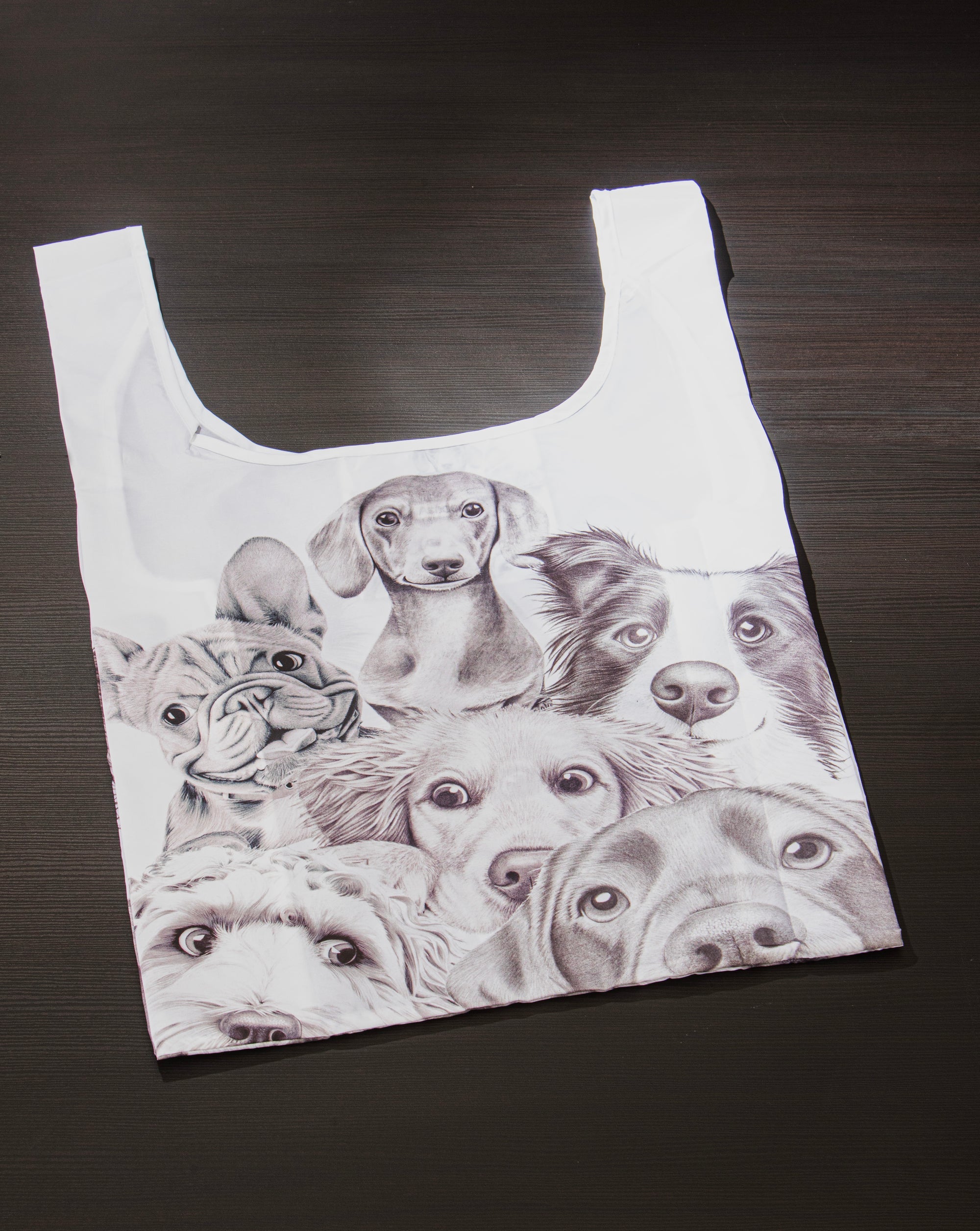 Ashdene Peeking Pups Shopping Bag