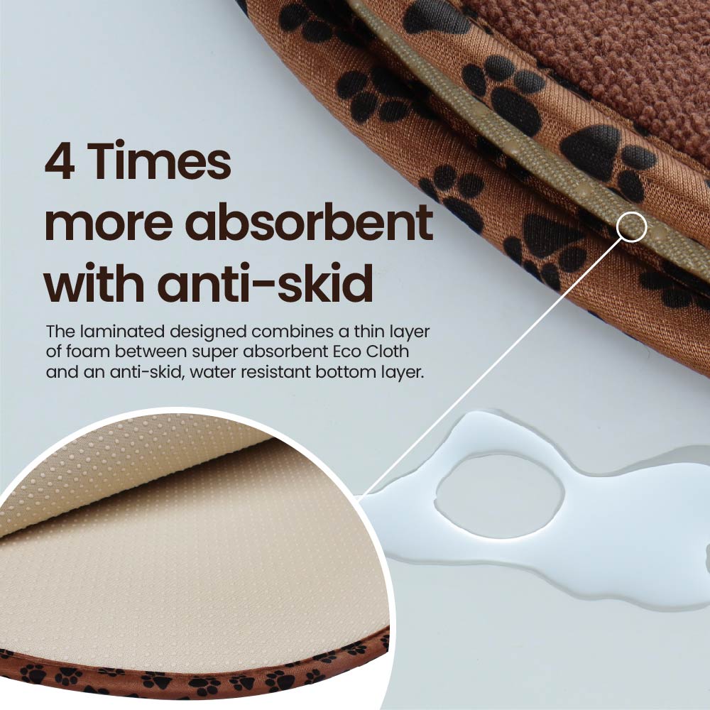 Eco Cloth Pet Bowl Mat