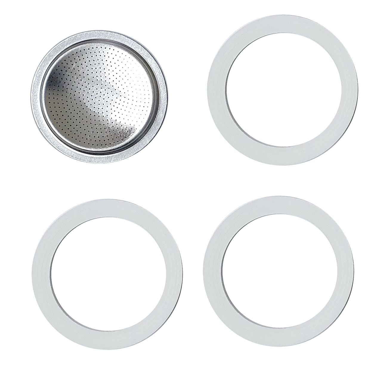 Pezzetti  Aluminium 3 Cup Silicone Gasket Set