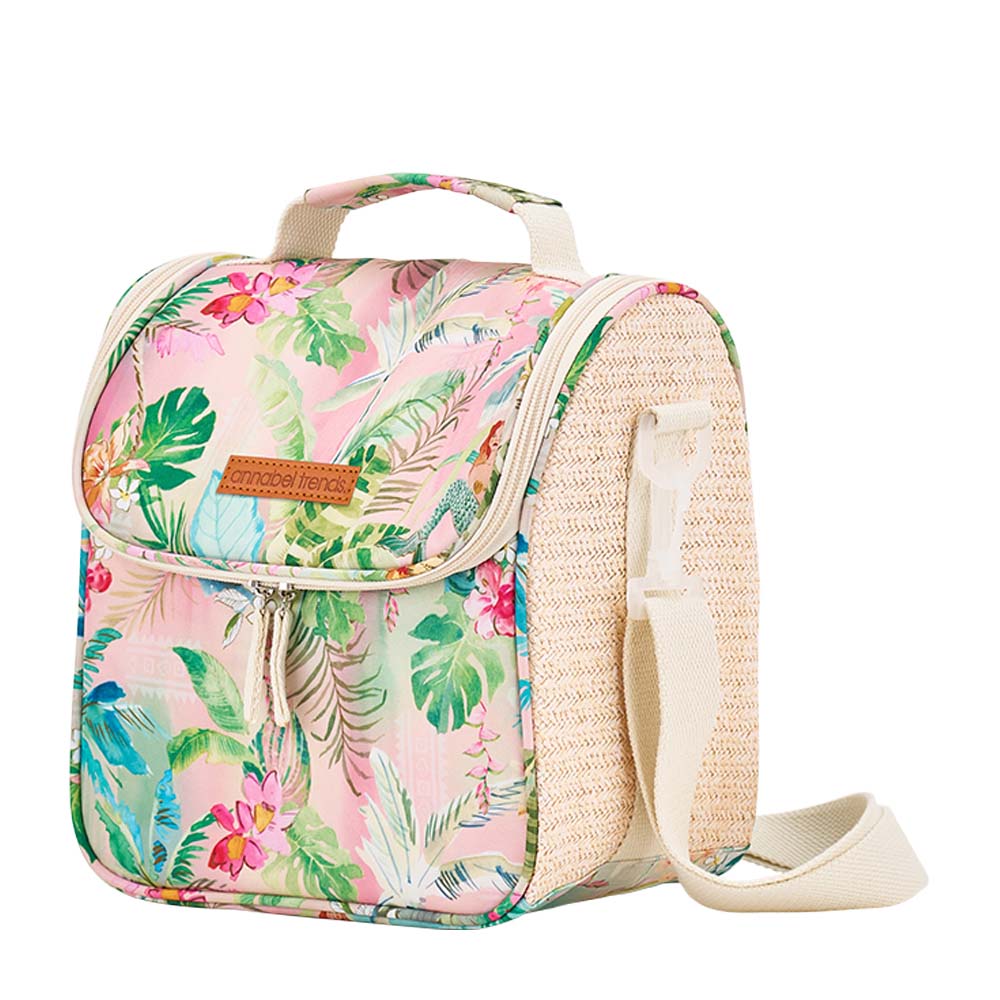 Annabel Trends Picnic Lunch Bag Rattan Detail Tiki Island