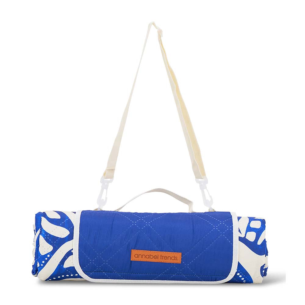 Annabel Trends Picnic Mat Round Blue Oasis