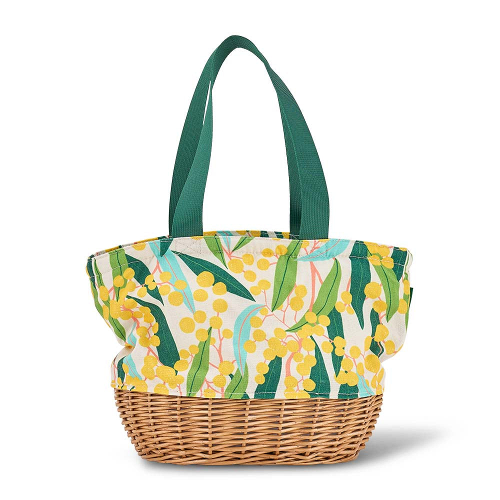 Annabel Trends Picnic Lunch Bag Wicker Tiki Island