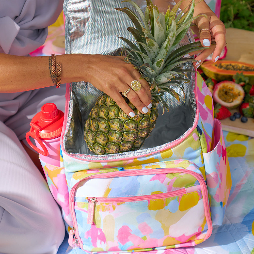 Annabel Trends Picnic Lunch Bag Backpack Good Vibes
