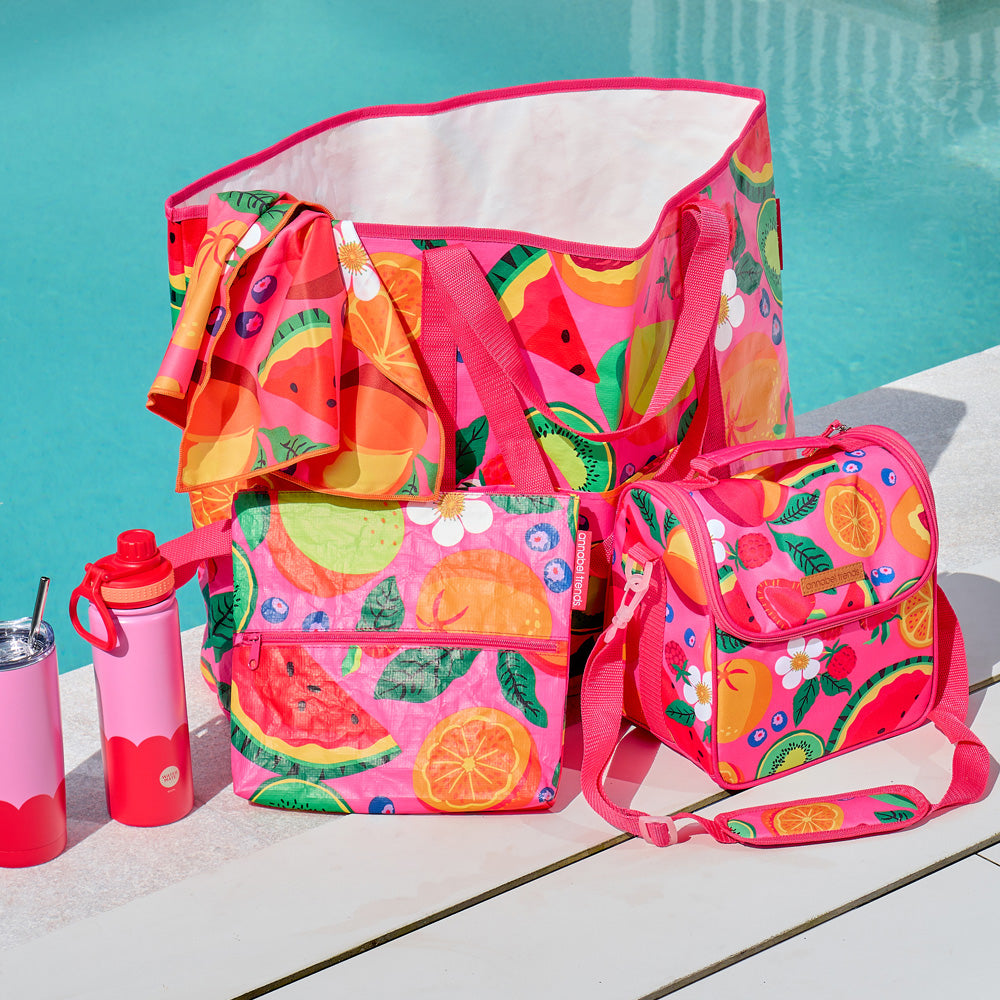Annabel Trends Picnic Lunch Bag Backpack Tropicana