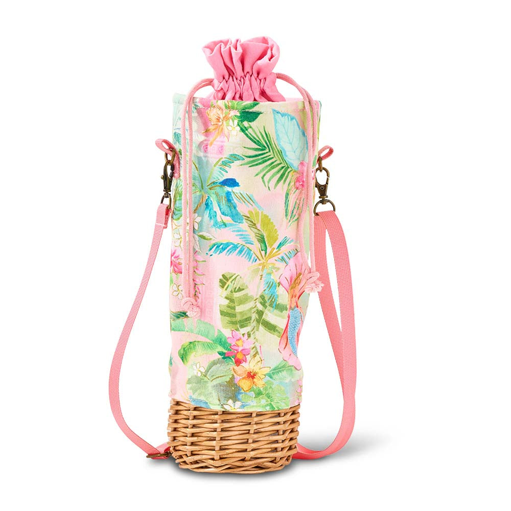 Annabel Trends Picnic Bottle Bag Wicker Tiki Island