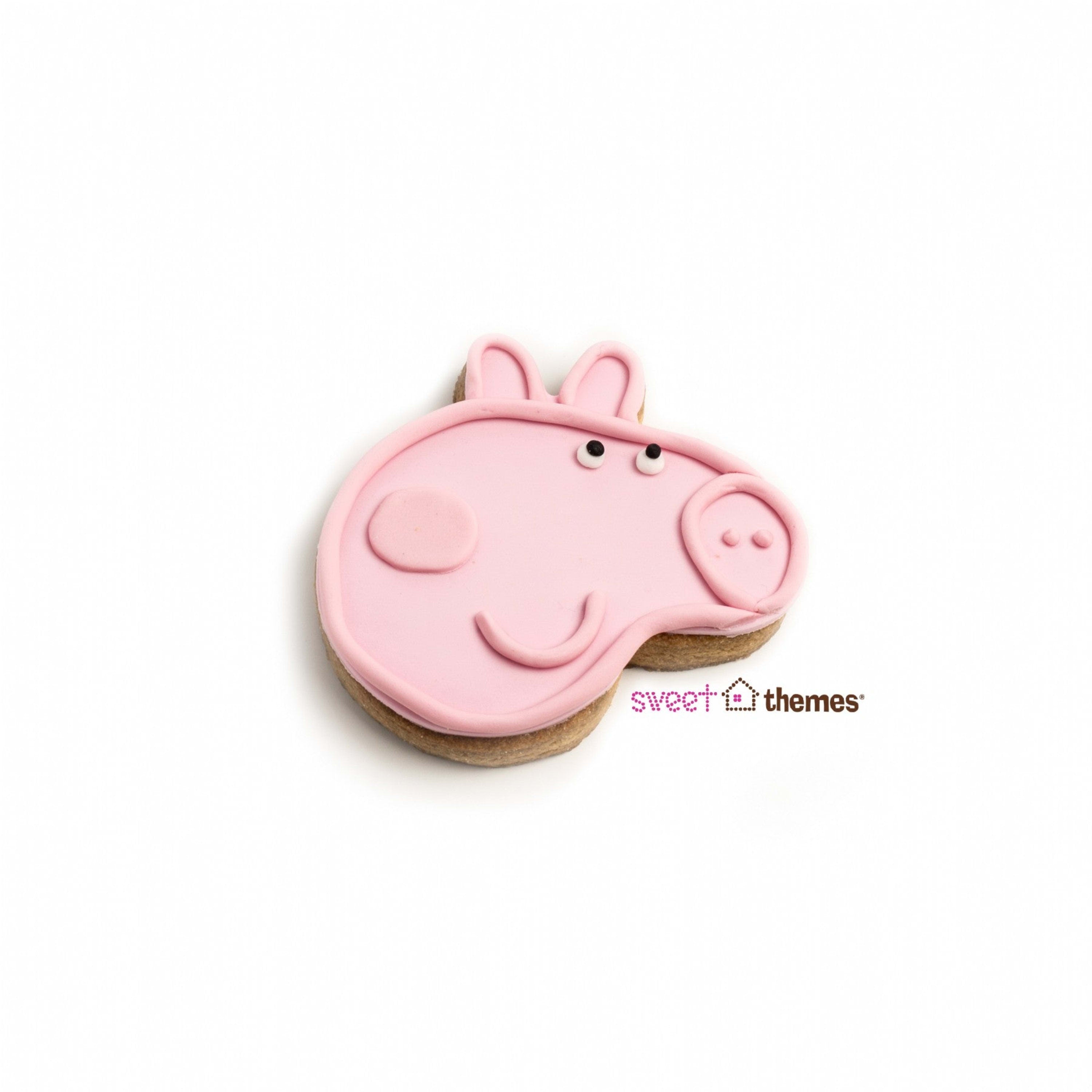 Sweet Themes Pig Cartoon Face Cookie Cutter