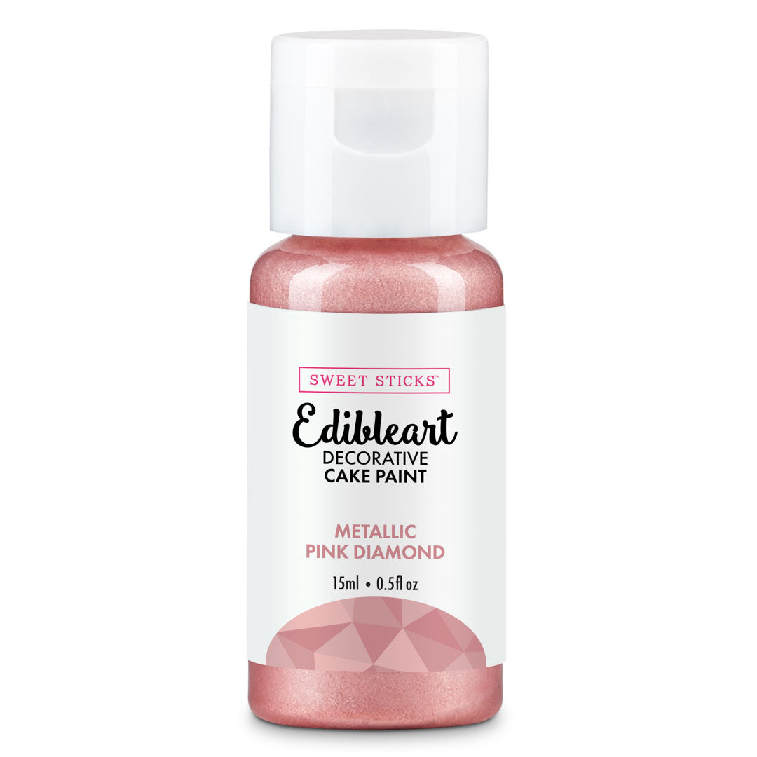 SWEET STICKS Metallic Edibleart Paint - Pink Diamond