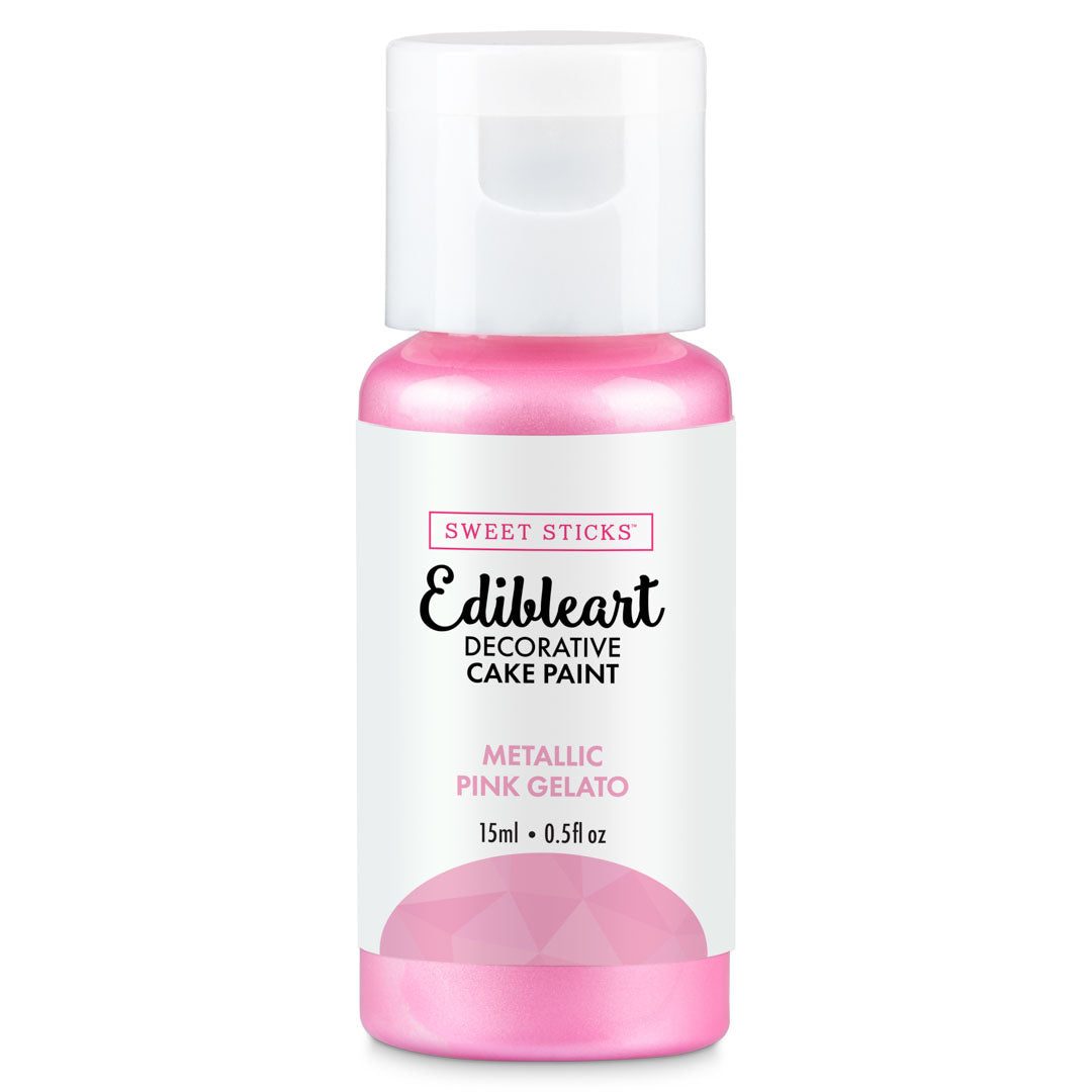 SWEET STICKS Metallic Edibleart Paint - Pink Gelato