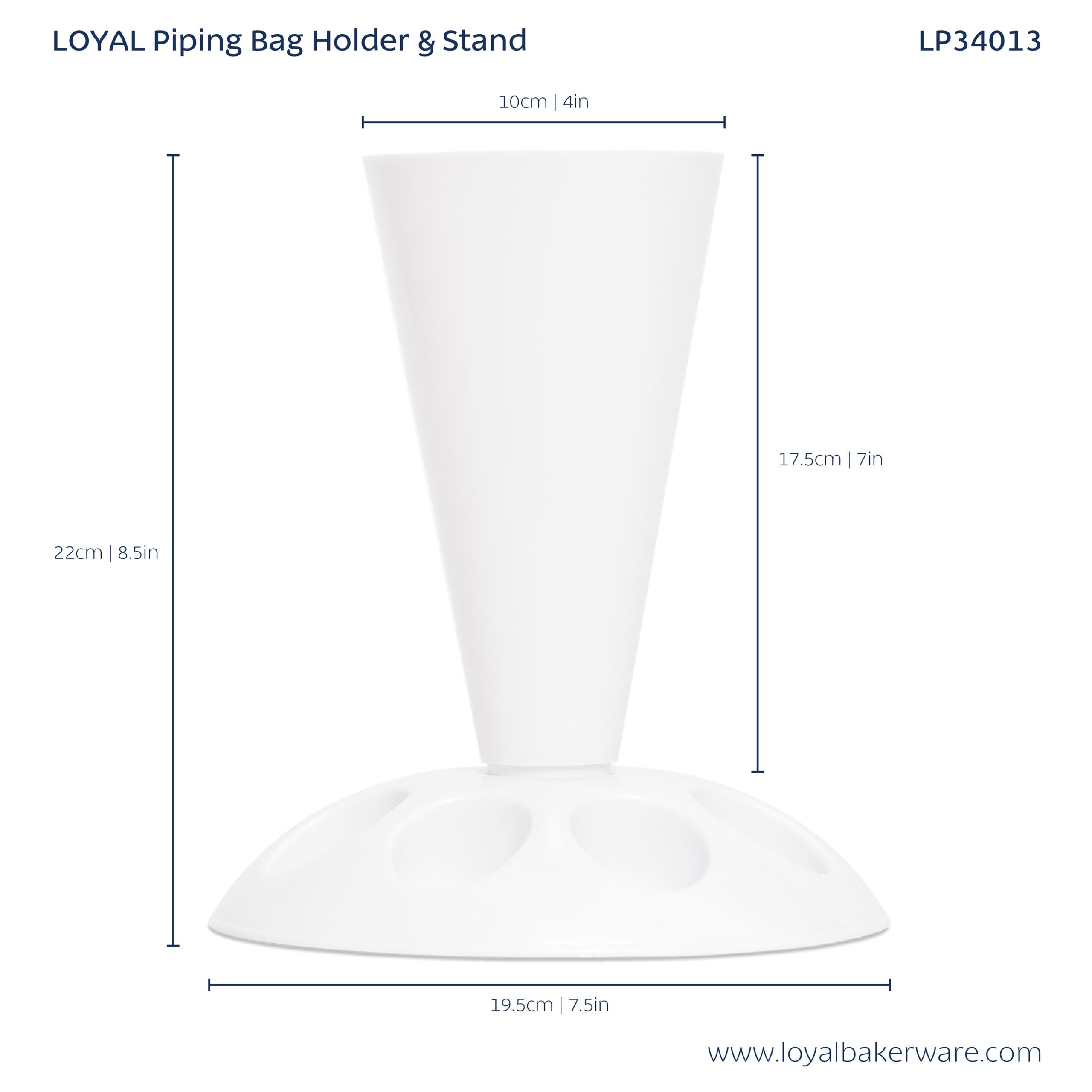 LOYAL Piping Bag Holder & Stand