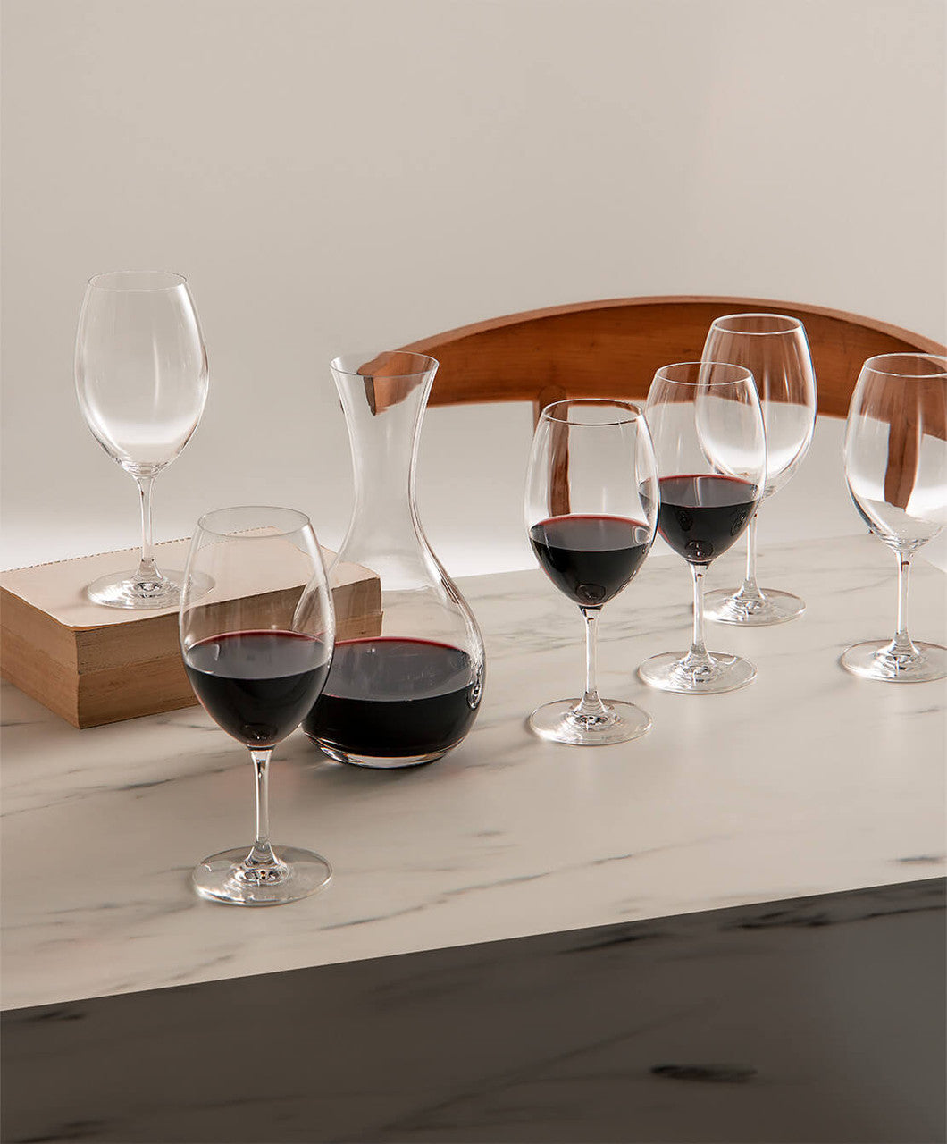 Plumm The RED Glass & La Trobe Decanter Gift Set - Set Of 6