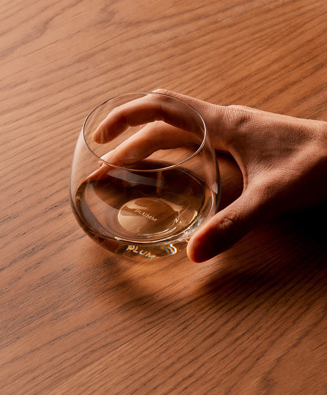 Plumm Stemless WHITE B+ Wine Glass (Set of 4)