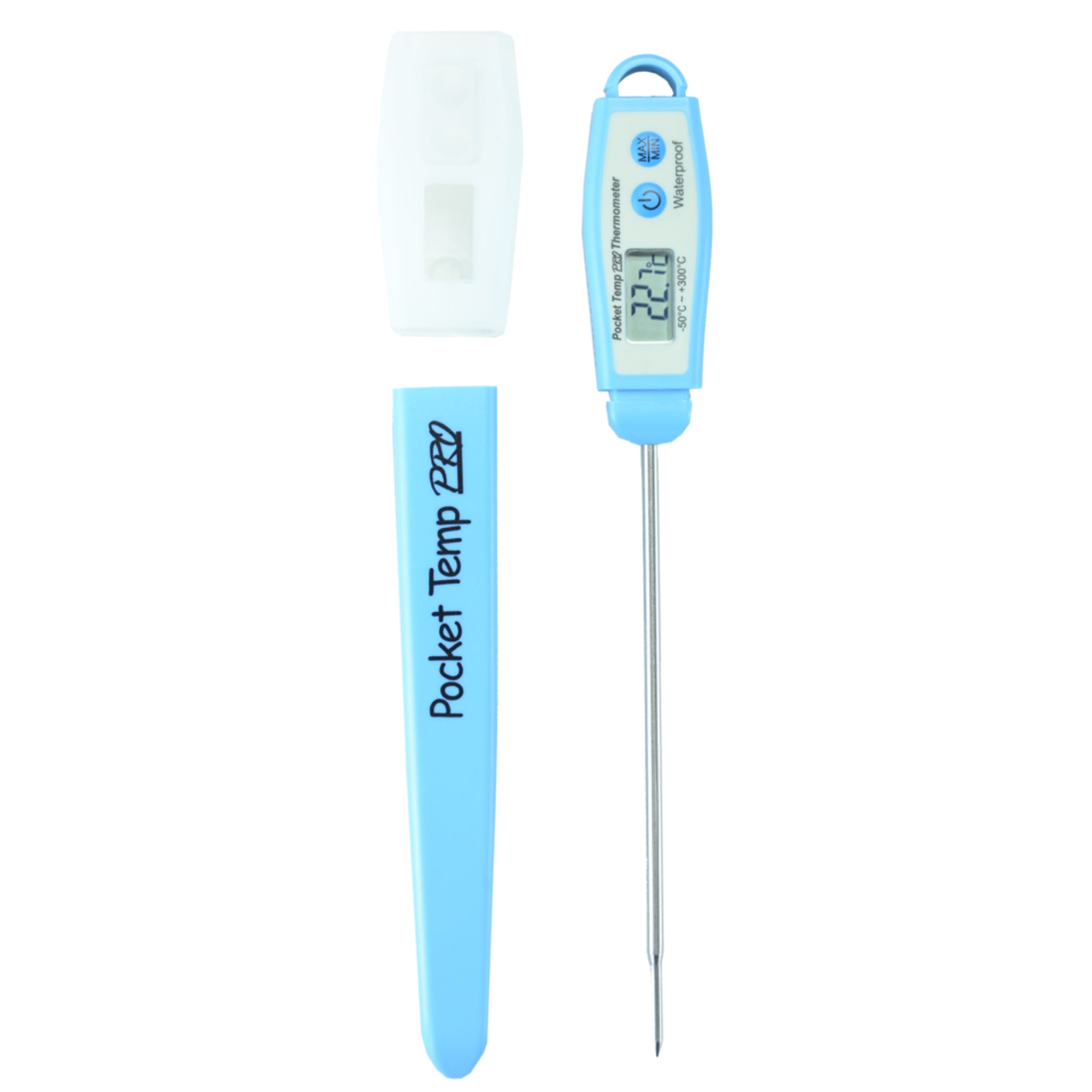 HLP Pocket Temp Pro Waterproof Probe Thermometer Green with Calibration Certificate