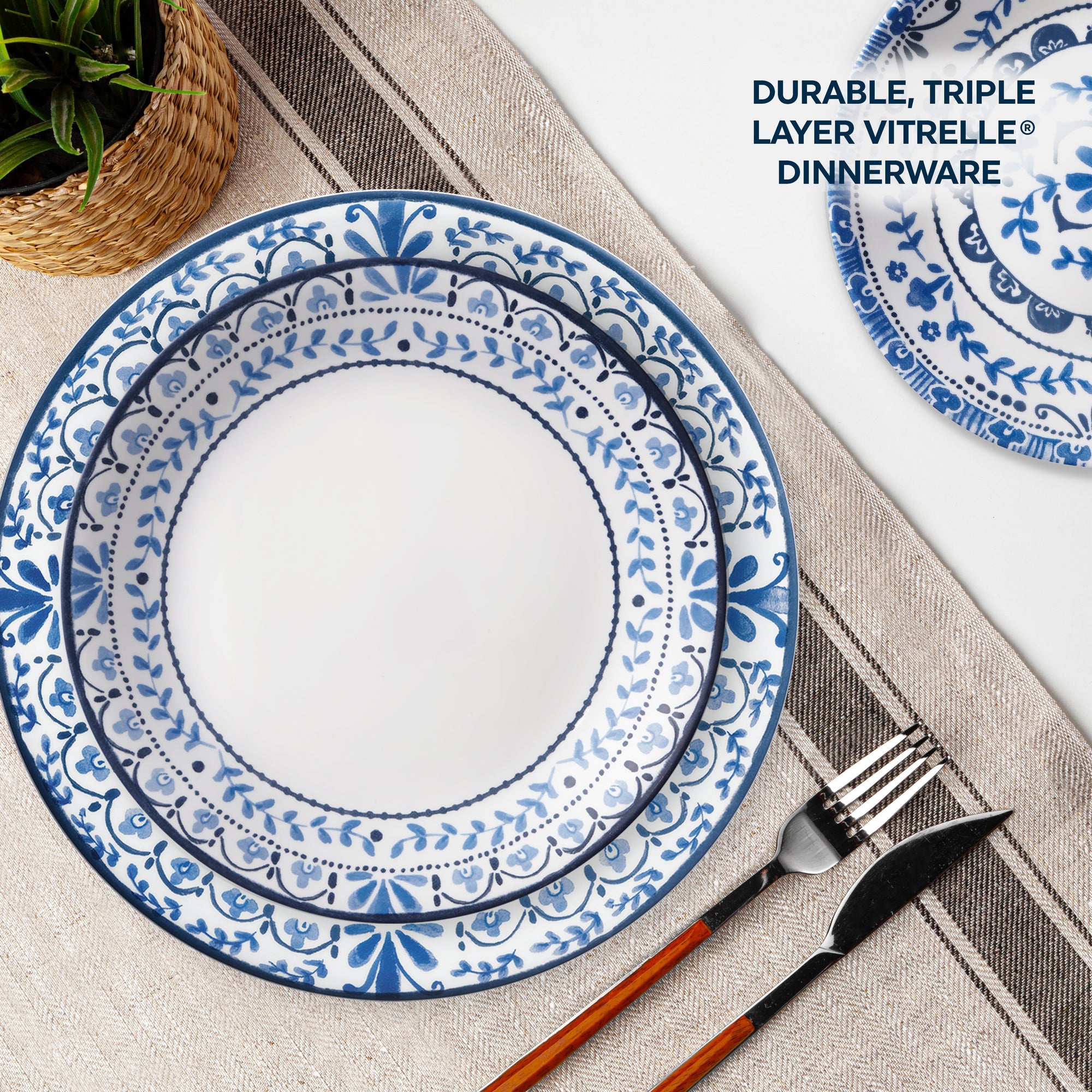 Corelle Portofino Lunch Plate 21.6cm