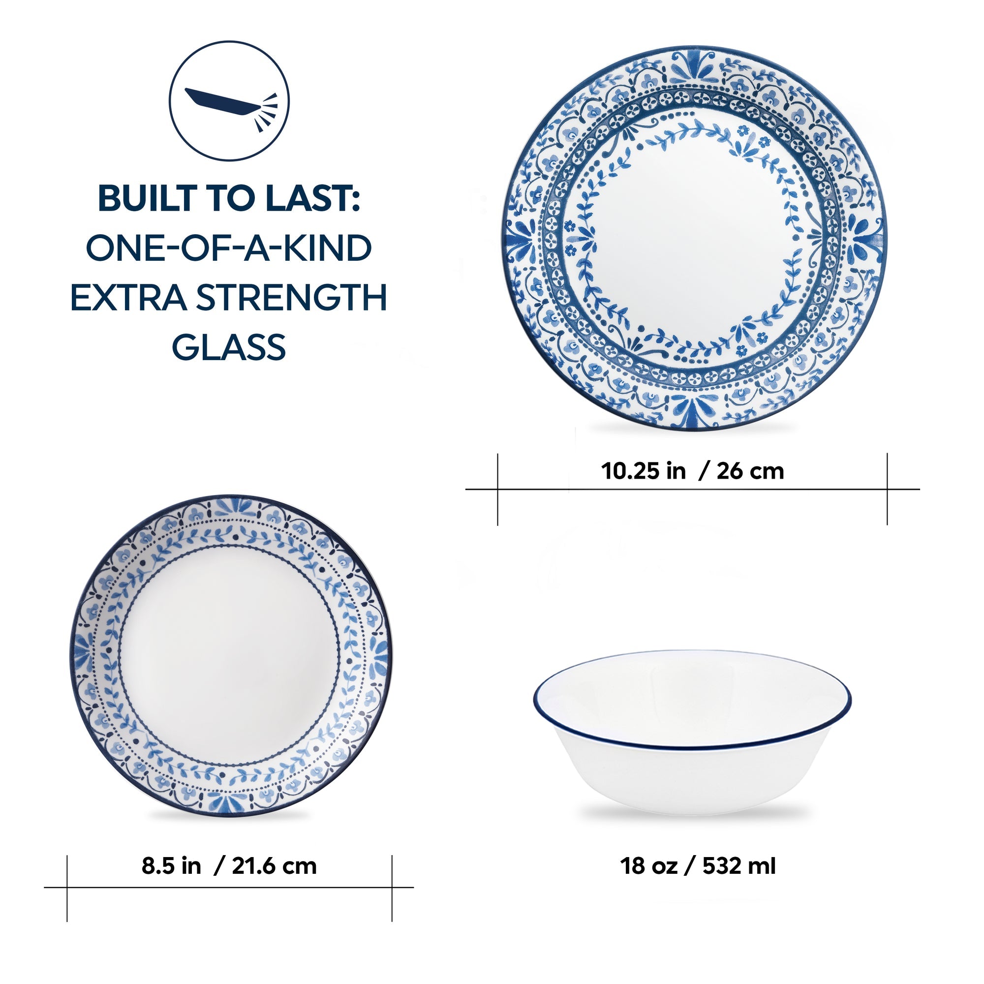 Corelle Portofino 12 Piece Dinner Set
