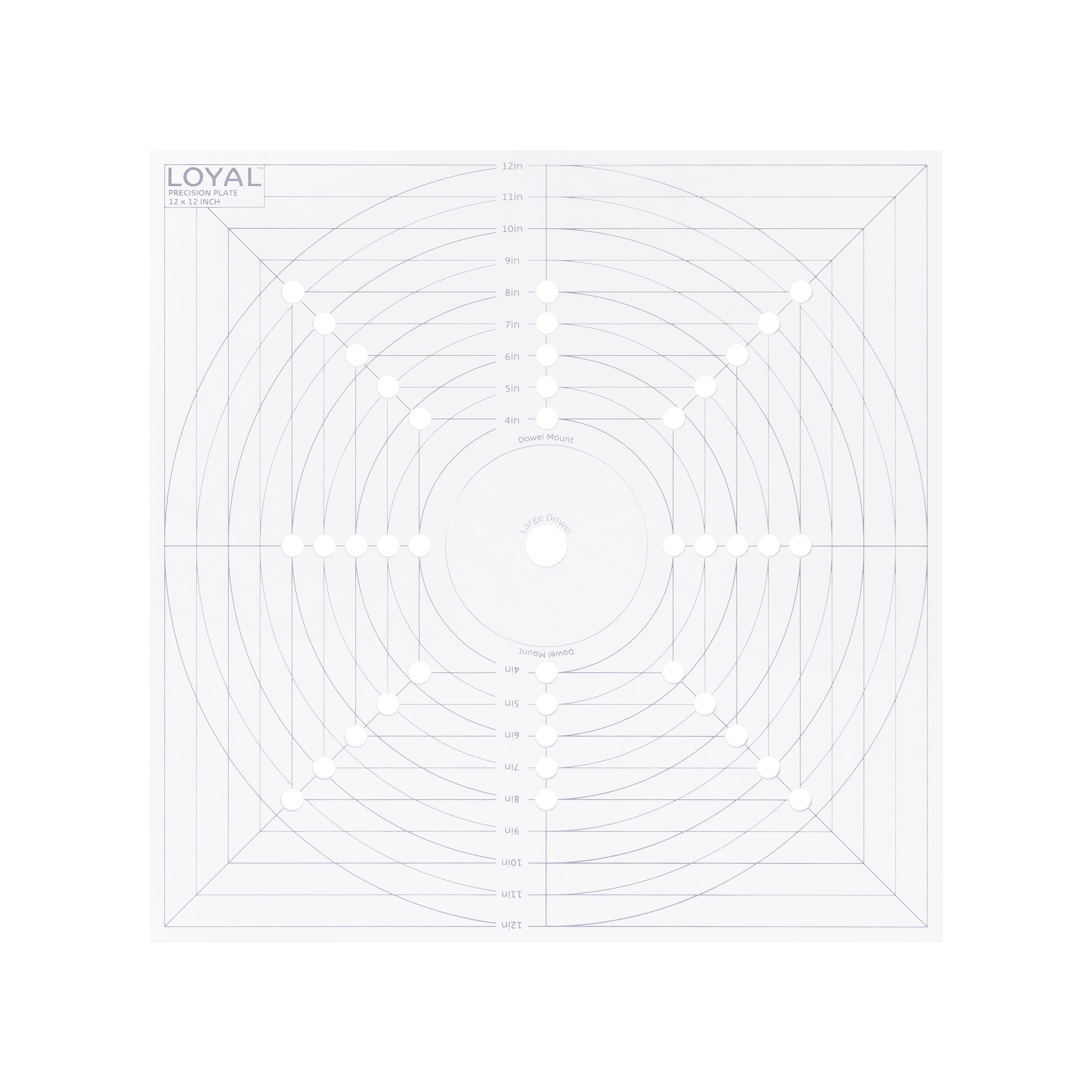 LOYAL Precision Plate 12 x 12 Inch