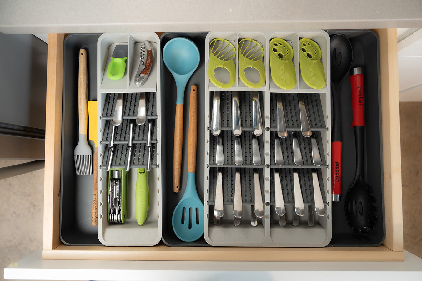 Prepara Adjustable Utensil Storage Tray - Single