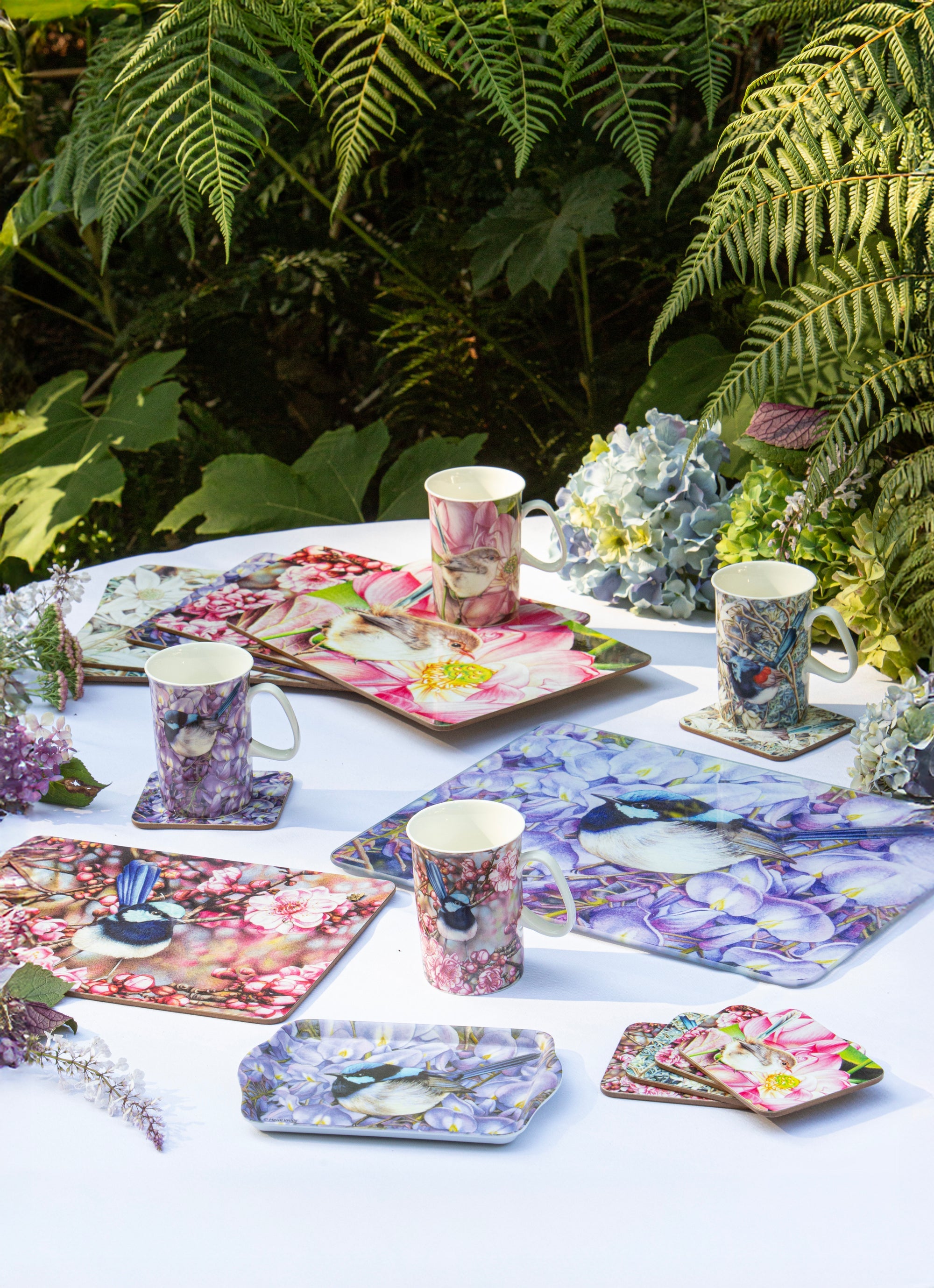 Ashdene Pretty Little Wren 6pk Coaster