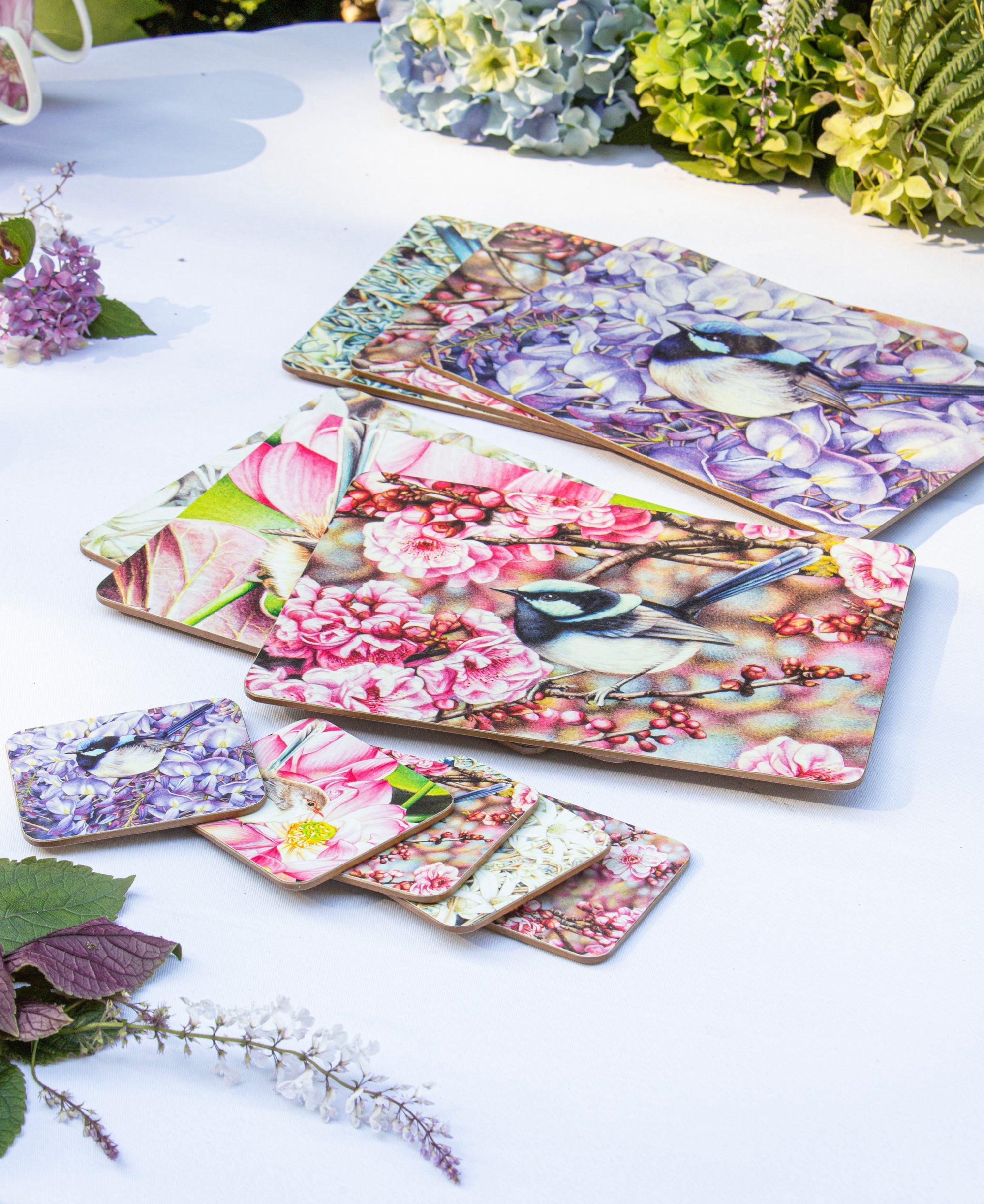 Ashdene Pretty Little Wren 6pk Coaster