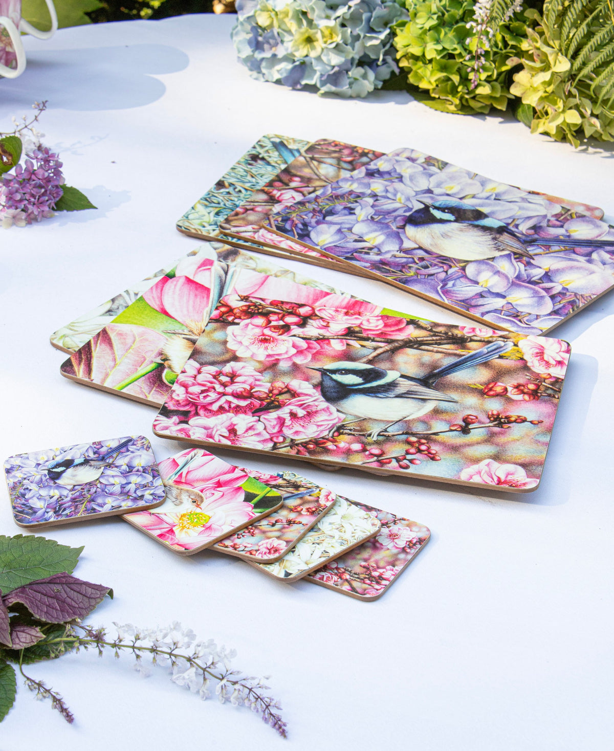 Ashdene Pretty Little Wren 6pk Coaster