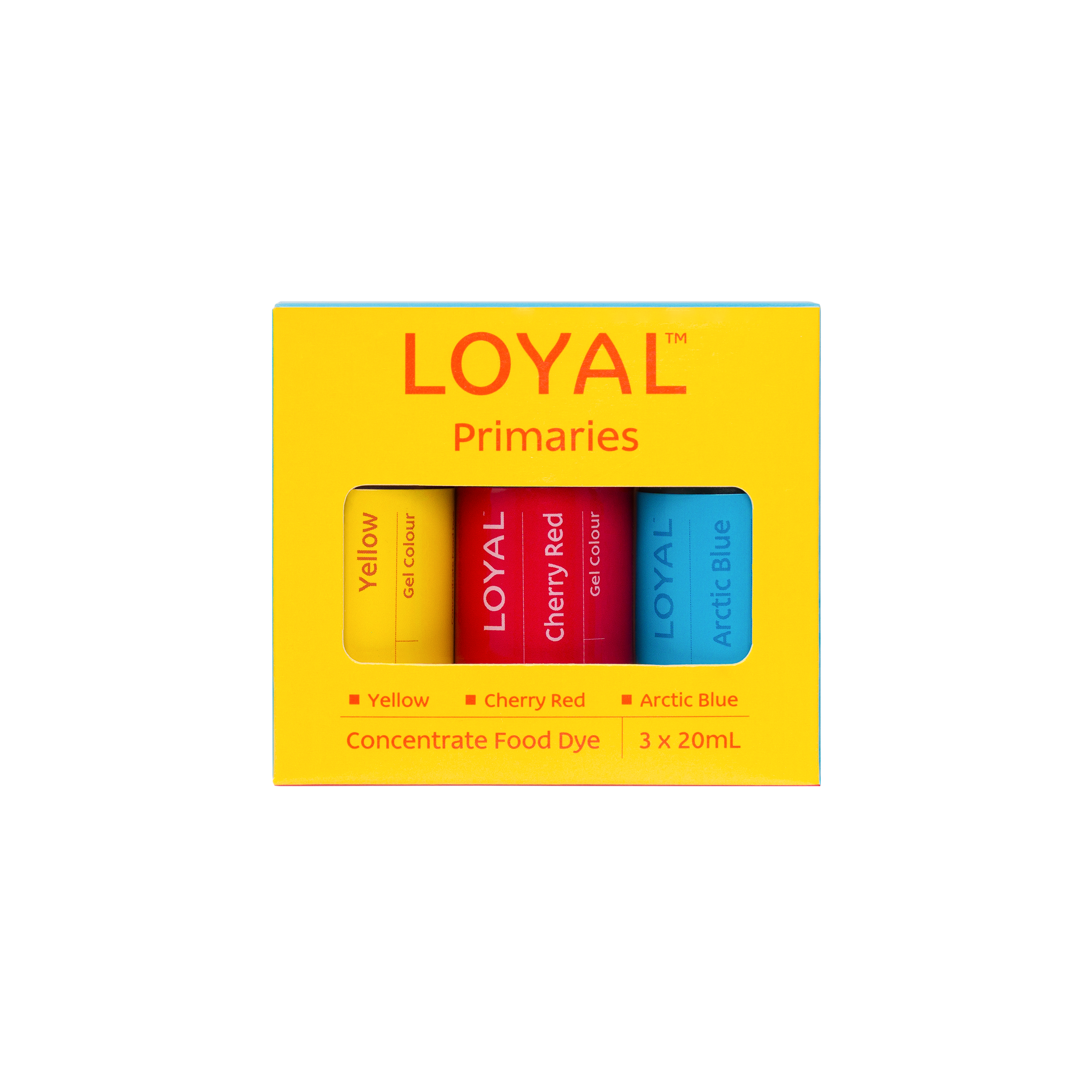 LOYAL Gel Colour Set Primaries 20ml 3 Piece