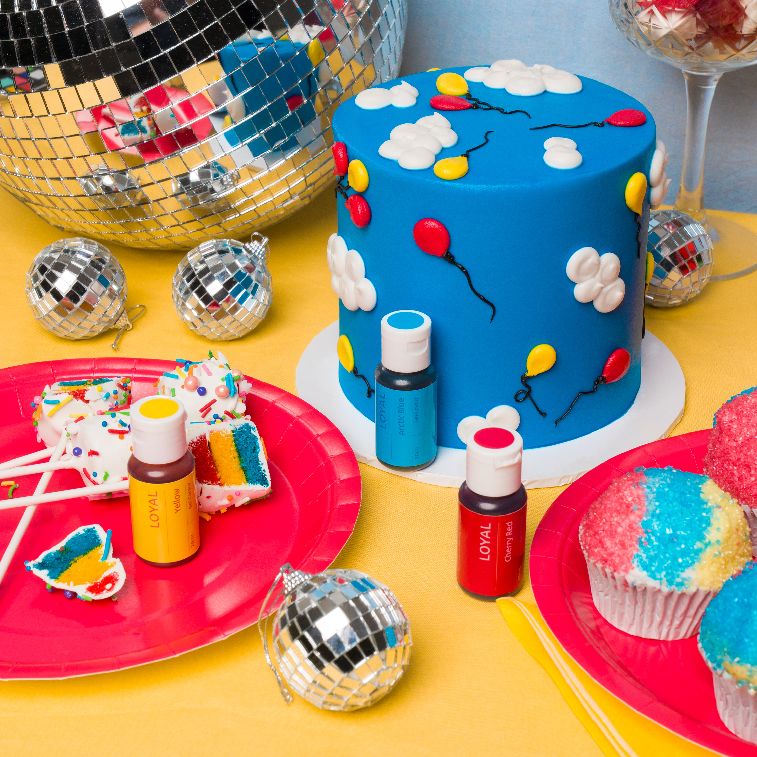 LOYAL Gel Colour Set Primaries 20ml 3 Piece