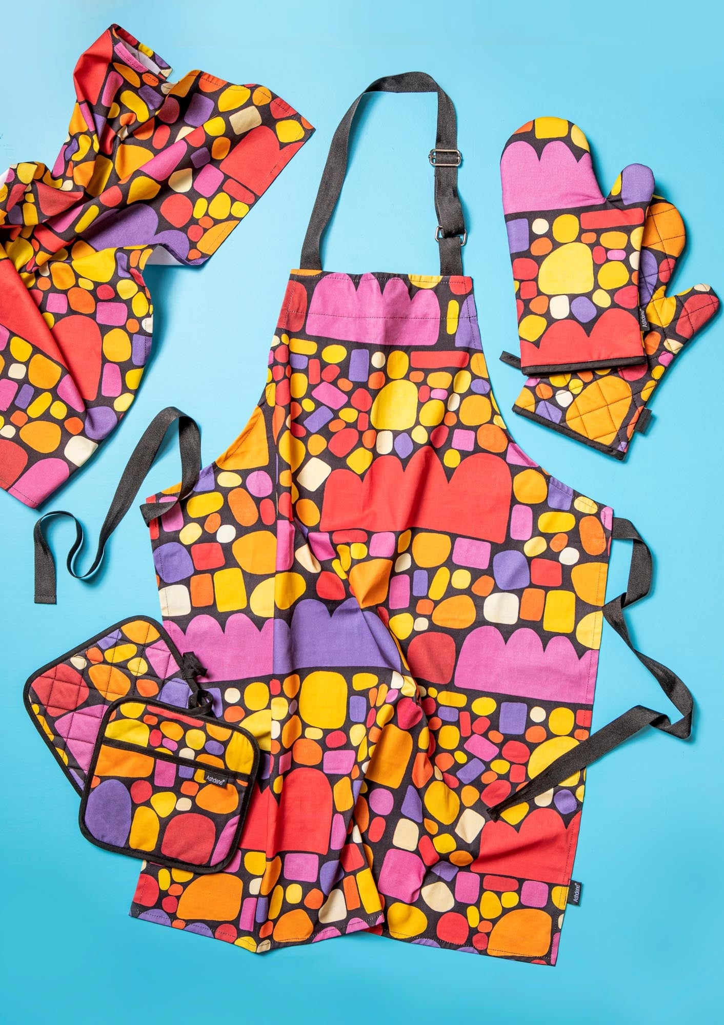 Ashdene Puli Puli Apron & 2pk Oven Mitt Gift Set