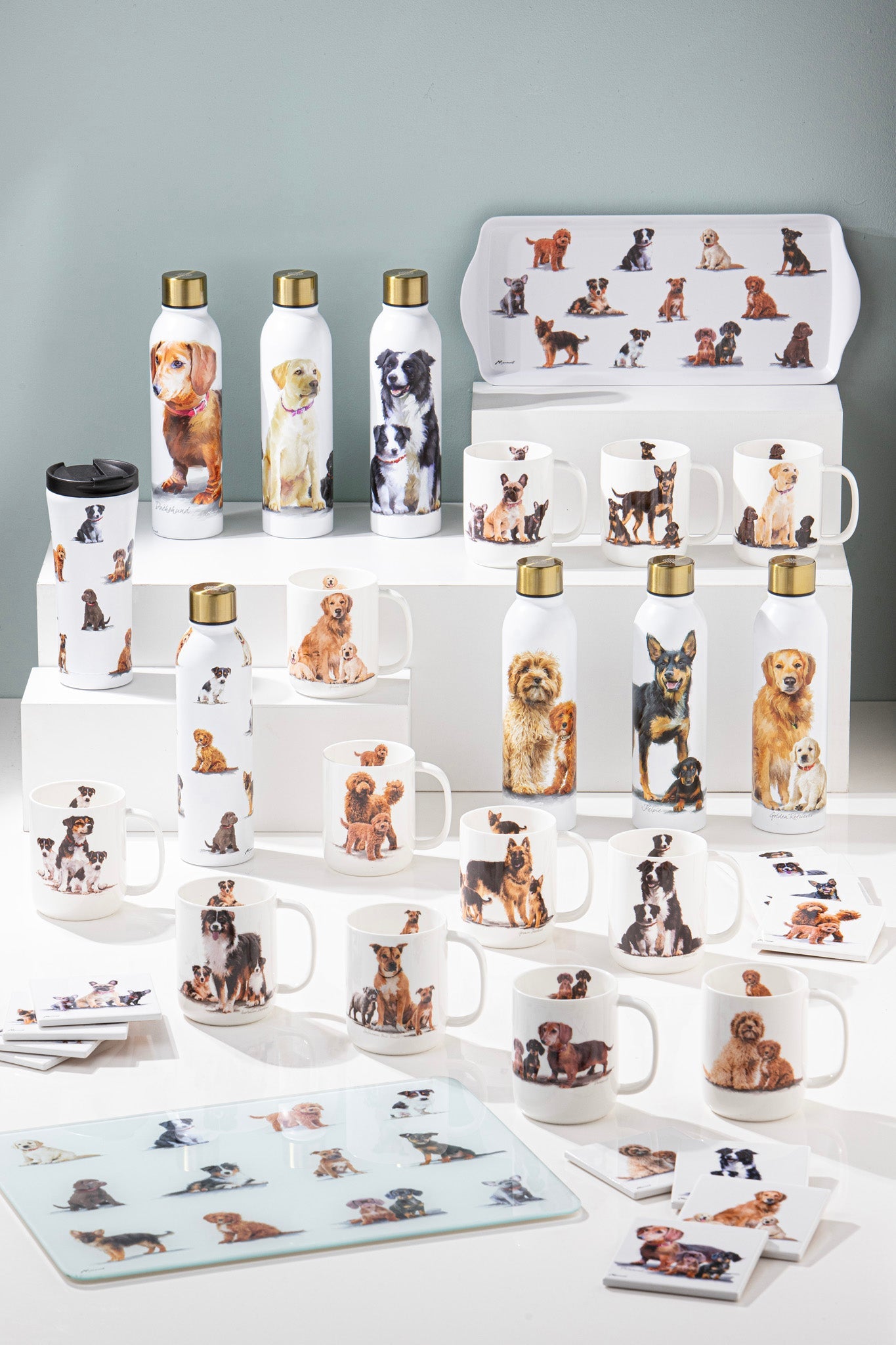 Ashdene Puppy Love Border Collie Drink Bottle