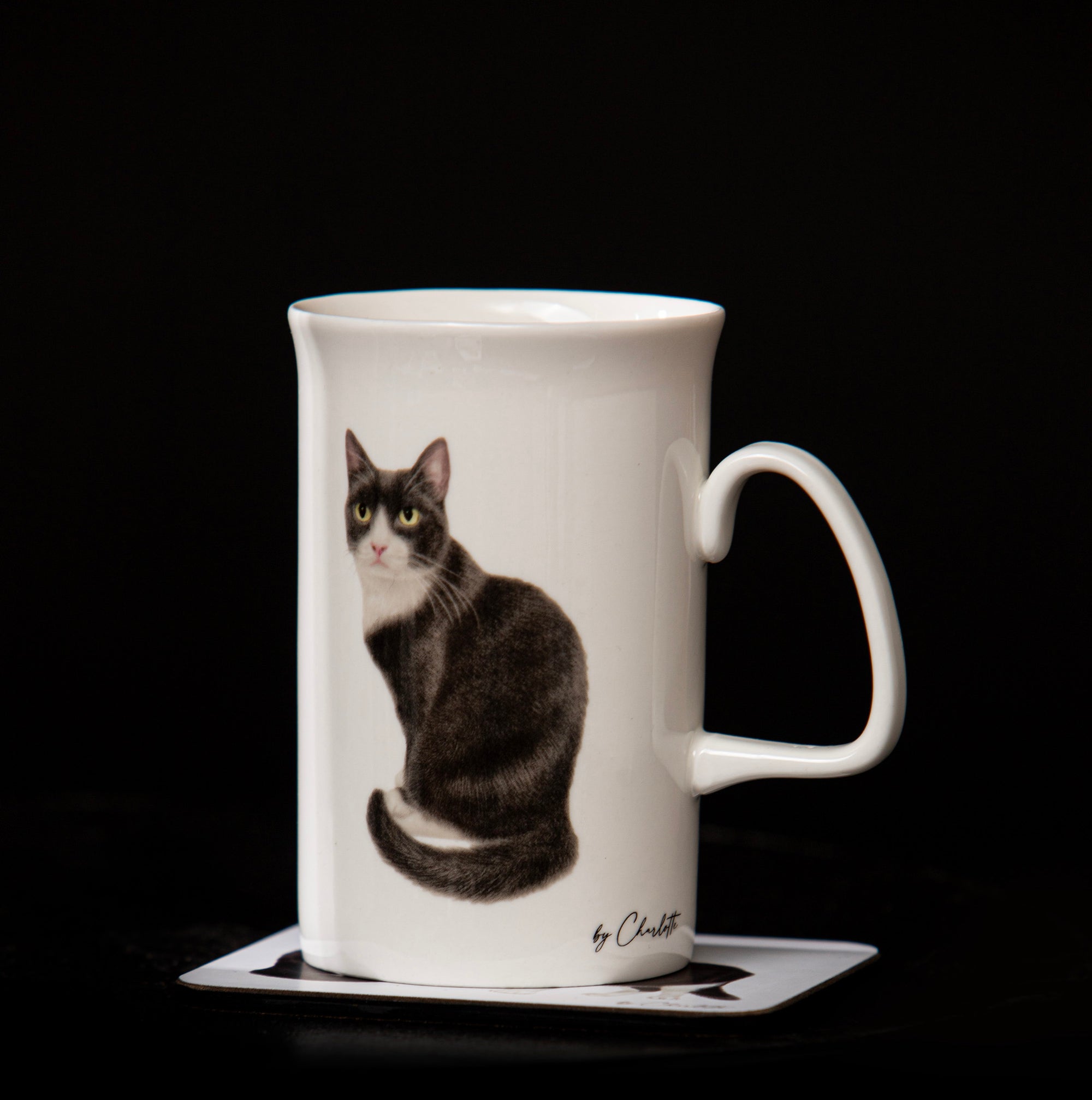 Ashdene Purrrfect Moments B&W Tuxedo Cat Can Mug
