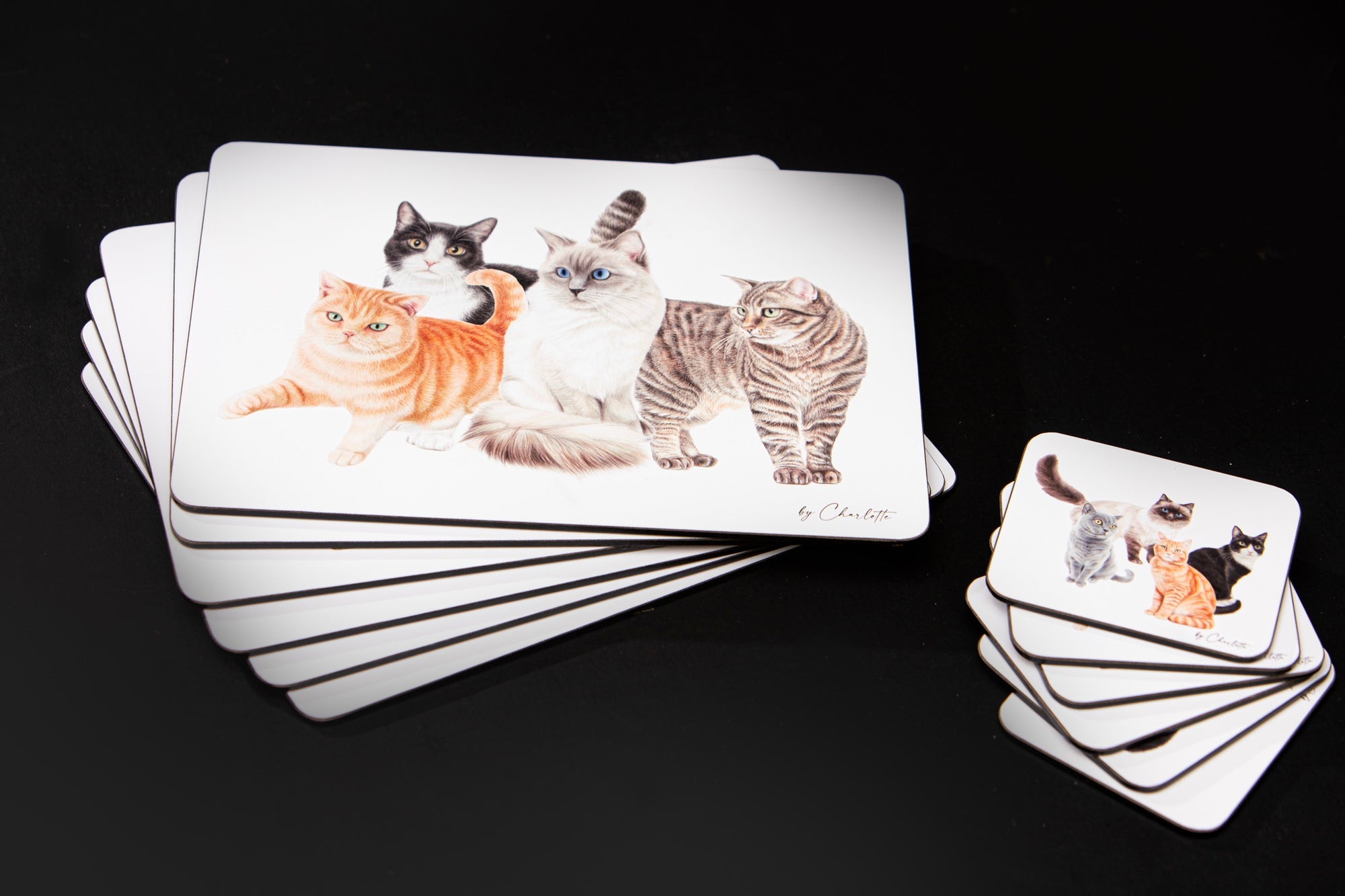 Ashdene Purrrfect Moments 6pk Placemat