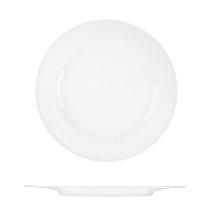 RAK Bravura Round Plate - Wide Rim (280mm - White)