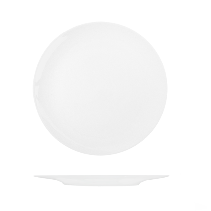 RAK Bravura Round Flat Coupe Plate (270mm - White)
