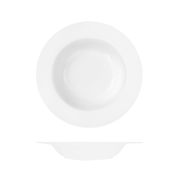 RAK Fedra Round Bowl - Flat Wide Rim (280mm - White)