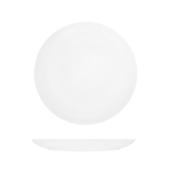 RAK Fedra Round Coupe Plate (240mm - White)