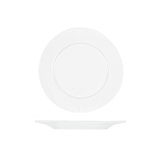 RAK Spectra Round Plate - Flat Wide Rim (160mm - White)